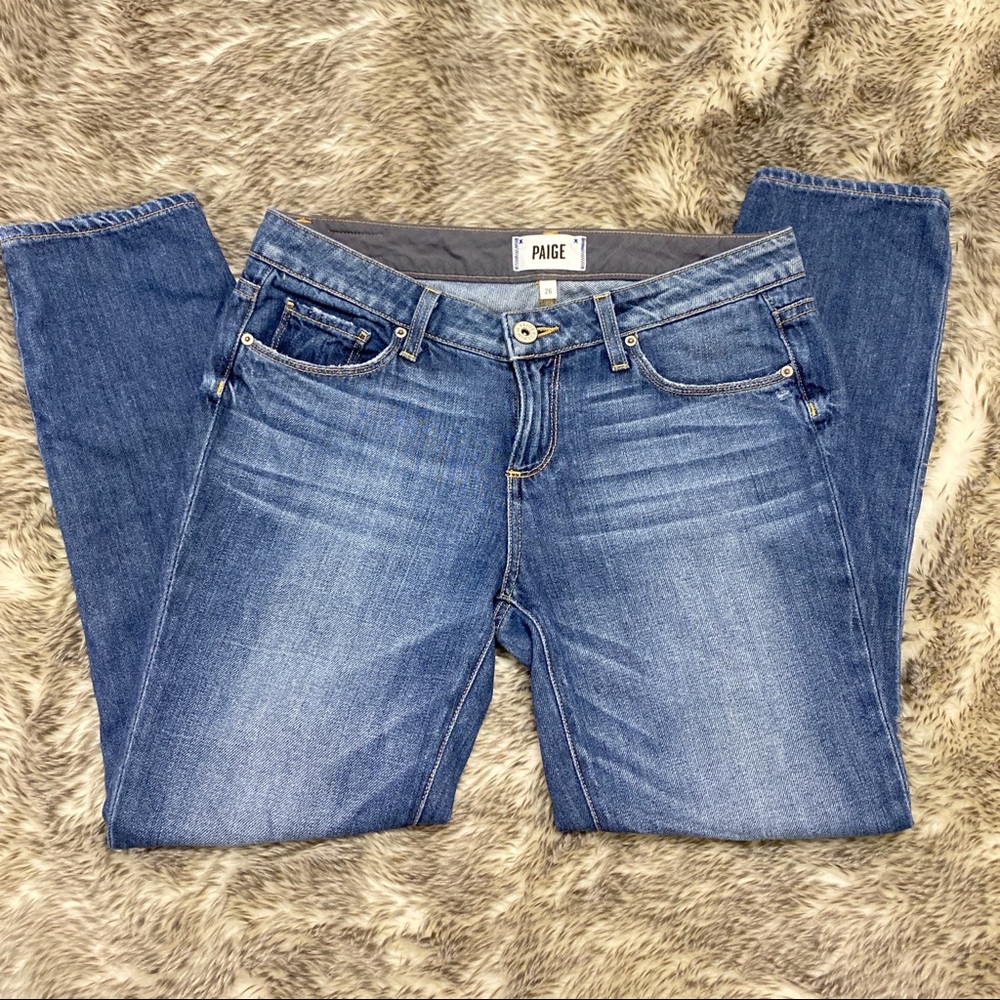 🔥👖🔥Paige Jimmy Jimmy cropped Medium wash💙